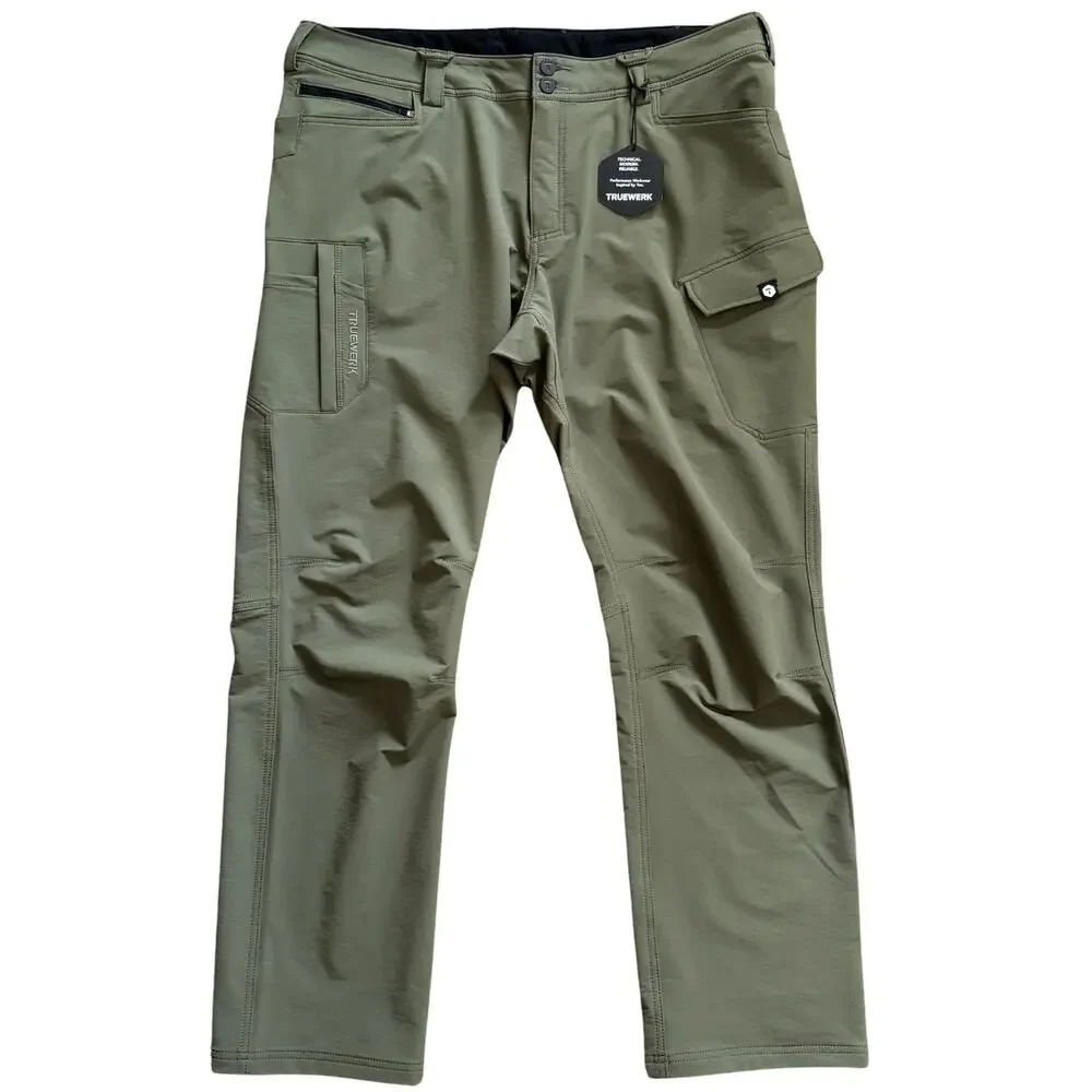 TrueWerk T2 Werkpant Cargo Workwear Pants Green Technical Performance Gorp